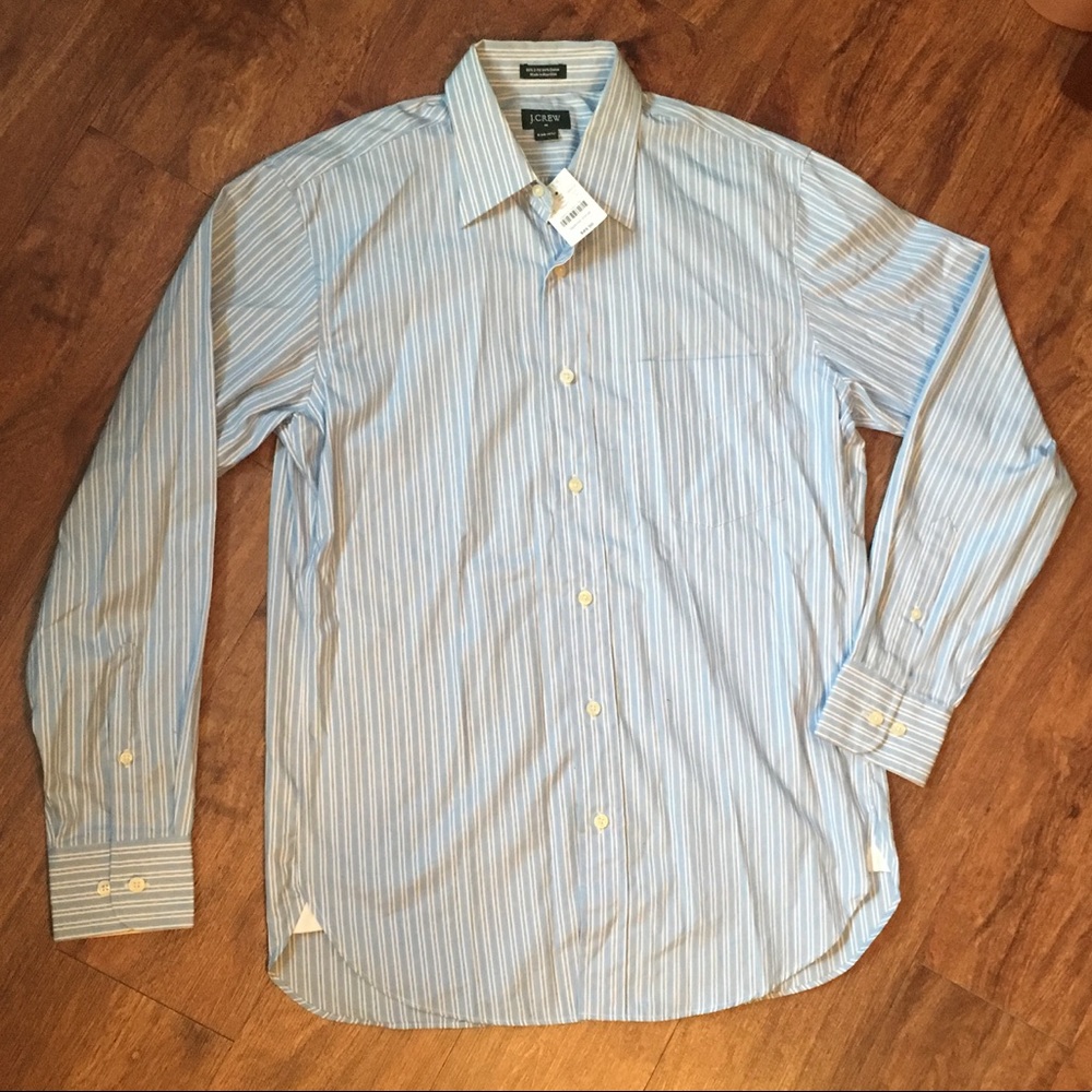 NWT J. Crew Men's Cotton Button Down Dress Shirt